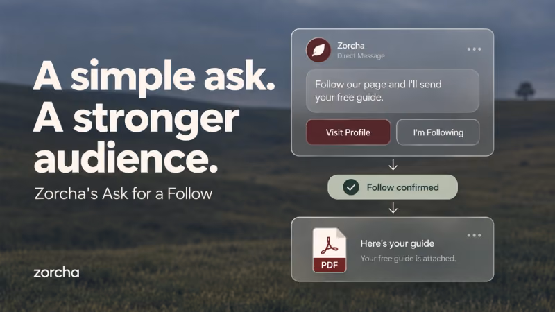 How to Use Zorcha’s ‘Ask for a Follow’ Feature to Grow Instagram Followers Organically