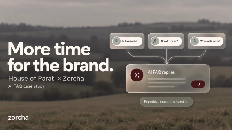 How House of Parati Automated Instagram DMs Using Zorcha AI FAQ Automation