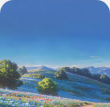 Landscape photograph from an existing theme preview